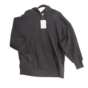 Joylab woman's black‎ long sleeve hooded long sleeve sweatshirt Size Small NWT